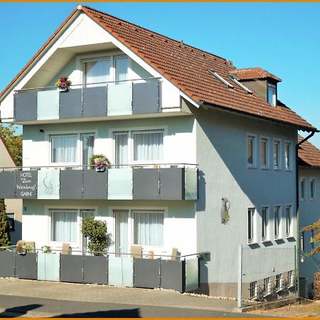Hotel-Garni 'Zum Weinkrug' ซอมเมอร์เฮาเซน ภายนอก รูปภาพ